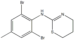 N-(2,6-dibromo-4-methylphenyl)-5,6-dihydro-4H-1,3-thiazin-2-amine Structure