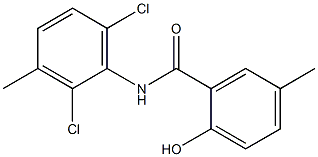 N-(2,6-dichloro-3-methylphenyl)-2-hydroxy-5-methylbenzamide Structure