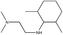 N'-(2,6-dimethylcyclohexyl)-N,N-dimethylethane-1,2-diamine,,结构式