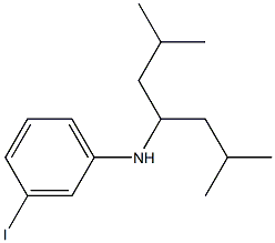 N-(2,6-dimethylheptan-4-yl)-3-iodoaniline Struktur