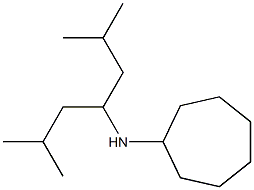 N-(2,6-dimethylheptan-4-yl)cycloheptanamine Structure