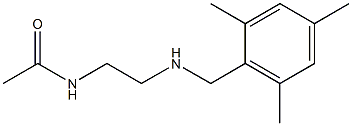 N-(2-{[(2,4,6-trimethylphenyl)methyl]amino}ethyl)acetamide,,结构式