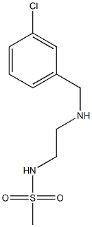 N-(2-{[(3-chlorophenyl)methyl]amino}ethyl)methanesulfonamide