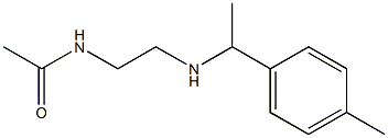  N-(2-{[1-(4-methylphenyl)ethyl]amino}ethyl)acetamide