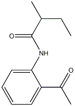  N-(2-acetylphenyl)-2-methylbutanamide