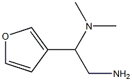 N-(2-amino-1-tetrahydrofuran-3-ylethyl)-N,N-dimethylamine,,结构式