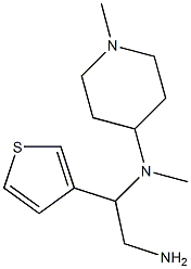 N-(2-amino-1-thien-3-ylethyl)-N-methyl-N-(1-methylpiperidin-4-yl)amine Structure