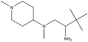 N-(2-amino-3,3-dimethylbutyl)-N-methyl-N-(1-methylpiperidin-4-yl)amine Struktur