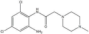 N-(2-amino-4,6-dichlorophenyl)-2-(4-methylpiperazin-1-yl)acetamide