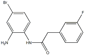 N-(2-amino-4-bromophenyl)-2-(3-fluorophenyl)acetamide Structure