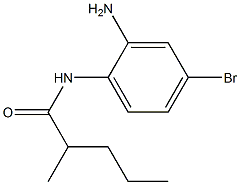 N-(2-amino-4-bromophenyl)-2-methylpentanamide Structure