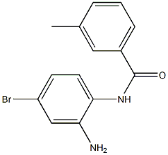 N-(2-amino-4-bromophenyl)-3-methylbenzamide Struktur