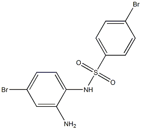 N-(2-amino-4-bromophenyl)-4-bromobenzene-1-sulfonamide Structure