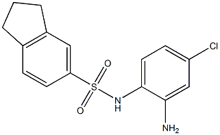 N-(2-amino-4-chlorophenyl)-2,3-dihydro-1H-indene-5-sulfonamide