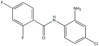 N-(2-amino-4-chlorophenyl)-2,4-difluorobenzamide Struktur