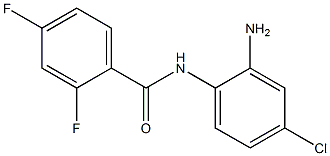 N-(2-amino-4-chlorophenyl)-2,4-difluorobenzamide 化学構造式