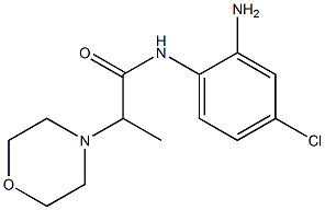 N-(2-amino-4-chlorophenyl)-2-morpholin-4-ylpropanamide