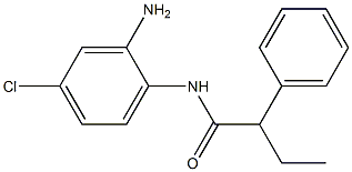 N-(2-amino-4-chlorophenyl)-2-phenylbutanamide 化学構造式