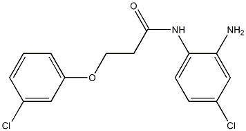  N-(2-amino-4-chlorophenyl)-3-(3-chlorophenoxy)propanamide