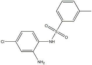 N-(2-amino-4-chlorophenyl)-3-methylbenzenesulfonamide,,结构式