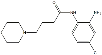 N-(2-amino-4-chlorophenyl)-4-piperidin-1-ylbutanamide,,结构式