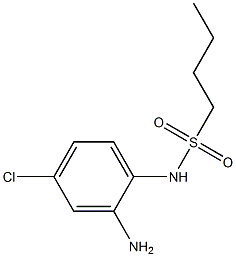 N-(2-amino-4-chlorophenyl)butane-1-sulfonamide Structure