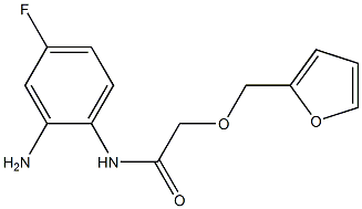 N-(2-amino-4-fluorophenyl)-2-(2-furylmethoxy)acetamide Structure