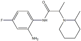 N-(2-amino-4-fluorophenyl)-2-(2-methylpiperidin-1-yl)propanamide|