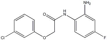 N-(2-amino-4-fluorophenyl)-2-(3-chlorophenoxy)acetamide|