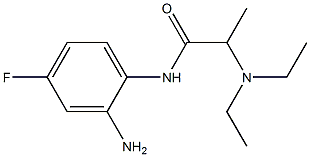 N-(2-amino-4-fluorophenyl)-2-(diethylamino)propanamide Structure