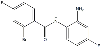 N-(2-amino-4-fluorophenyl)-2-bromo-4-fluorobenzamide Structure