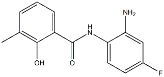 N-(2-amino-4-fluorophenyl)-2-hydroxy-3-methylbenzamide Structure