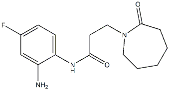 N-(2-amino-4-fluorophenyl)-3-(2-oxoazepan-1-yl)propanamide