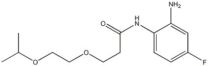 N-(2-amino-4-fluorophenyl)-3-[2-(propan-2-yloxy)ethoxy]propanamide