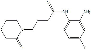 N-(2-amino-4-fluorophenyl)-4-(2-oxopiperidin-1-yl)butanamide