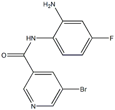  N-(2-amino-4-fluorophenyl)-5-bromopyridine-3-carboxamide