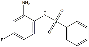 N-(2-amino-4-fluorophenyl)benzenesulfonamide Structure