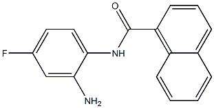 N-(2-amino-4-fluorophenyl)naphthalene-1-carboxamide Struktur