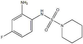 N-(2-amino-4-fluorophenyl)piperidine-1-sulfonamide Structure