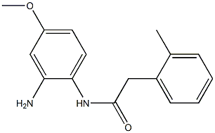 N-(2-amino-4-methoxyphenyl)-2-(2-methylphenyl)acetamide Structure