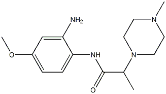 N-(2-amino-4-methoxyphenyl)-2-(4-methylpiperazin-1-yl)propanamide|