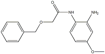 N-(2-amino-4-methoxyphenyl)-2-(benzyloxy)acetamide Struktur