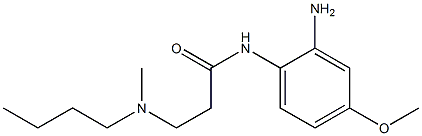  N-(2-amino-4-methoxyphenyl)-3-[butyl(methyl)amino]propanamide