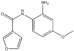 N-(2-amino-4-methoxyphenyl)-3-furamide Structure