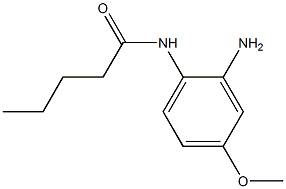 N-(2-amino-4-methoxyphenyl)pentanamide 结构式