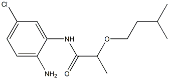 N-(2-amino-5-chlorophenyl)-2-(3-methylbutoxy)propanamide Struktur