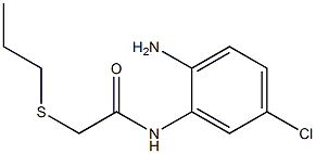 N-(2-amino-5-chlorophenyl)-2-(propylsulfanyl)acetamide