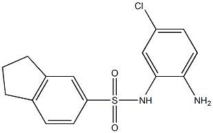 N-(2-amino-5-chlorophenyl)-2,3-dihydro-1H-indene-5-sulfonamide