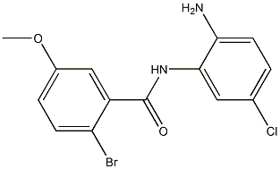 N-(2-amino-5-chlorophenyl)-2-bromo-5-methoxybenzamide Structure