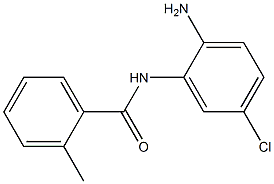 N-(2-amino-5-chlorophenyl)-2-methylbenzamide 结构式